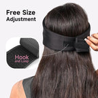 Umisleep Soft Sleep Mask, Blackout Eye Mask for Side Sleepers, Women Men Sleeping Mask, Anti-Wrinkle & Softer Than Real Mulberry Silk Eye Cover, Satin Blindfold with Adjustable Band, Black