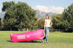 WEKAPO Inflatable Sun Lounger, Air Sofa, Hammock, Portable, Waterproof and Leak-Proof, Ideal for Backyard, Beach, Travel, Camping, Picnics and Music Festivals