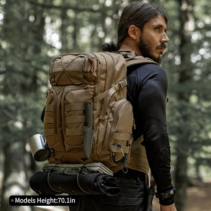 Mardingtop 40L Molle Tactical Backpack,Military backpack for Men, Cordura Backpack for Hiking,Camping,Hunting