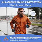 Sukeen Winter Gloves Men Women, Touchscreen Anti-Slip Warm Mens Gloves for Running Driving Cycling Hiking Biking Outdoor