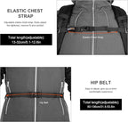 MOUNTAINTOP Hiking Backpack,25/30L Camping Backpack, Men Women Hiking Daypack Lightweight Travel Backpack for Climbing