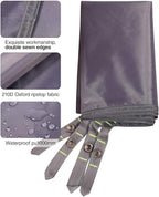 REDCAMP Waterproof Camping Tent Tarp - 71"x83", 4 in 1 Multifunctional Tent Footprint for Camping, Hiking and Survival Gear, Lightweight and Compact