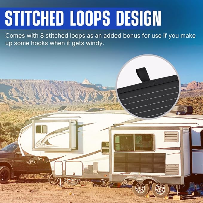 ATEM POWER 200W Portable Solar Panel - Foldable Solar Charger Monocrystalline with 20A MPPT Charger Controller 5V USB Output for 12V Batterires/Power Station Outdoor Camper RV Off Grid