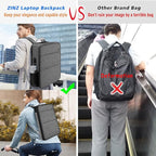 ZINZ Slim & Expandable Laptop Backpack 15 15.6 16 Inch Case, Water Resistant Travel Backpack Compatible with MacBook Pro/Neo 16" 15", Dell XPS 15 16 and Most 15" 15.6" 16" Notebooks，G01BK02