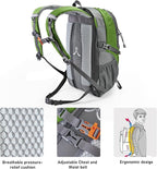 N NEVO RHINO Hiking Backpack 20L Water Resistant Outdoor Day Pack,Lightweight Travel Small Backpack for Men Women