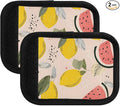 Lemon Watermelon Luggage Handle Wrap for Suitcase Luggage Tags Handle Covers Identifiers Soft Decorations Travel Accessories 2 Pack