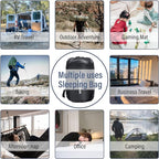 BISINNA XXL Sleeping Bag(90.55"x39.37") for Big and Tall Adults,3-4 Seasons Plus Size Warm and Comfortable Waterproof Lightweight Sleeping Bag Great for Camping Backpacking Hiking Indoor & Outdoor