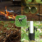 16 Pack Tent Stakes Heavy Duty Metal Tent Pegs for Camping Steel Tent Stakes 16 inch Unbreakable and Inflexible