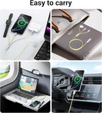 Temdan for Travel Vacation Essentials,3 in 2 USB C Cable for Apple Watch Charger/iPhone 17 Charger/Lightning,Multi Charging Cable Cord,Camping Essentials,Designed for iWatch &iPhone 16-12-4FT Yellow