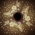 Solar Lanterns Outdoor Waterproof Hummingbird Garden Decorations Gifts for Women Gifts for Mom Grandma Birthday Gifts Hanging Solar Lanterns Outdoor for Patio Decoration, Deck, Lawn, Passageway