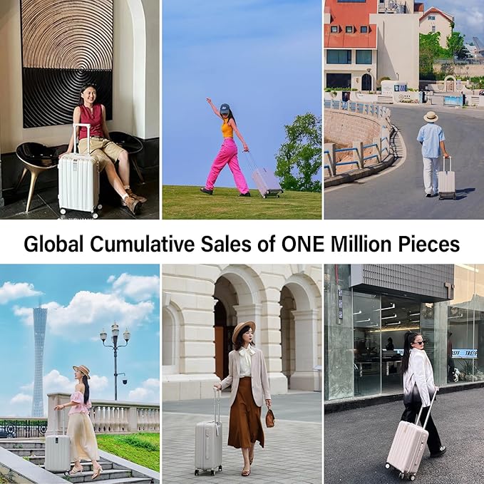 Hanke 29 Inch Luggage Suitcases With Spinner Wheels Lightweight PC hardside Rolling Suitcase With Travel Lock, Checked-Large 29-Inch Christmas Gifts for Birthday （Burgundy）