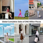 Hanke Luggage Sets 3 piece Carry On Luggage with Wheels PC Hard Shell Suitcases Lightweight Checked Tsa Luggage Extra Large Travel Suitcase Woman Men 20/24/29 Inch （Purple）