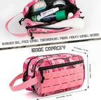 QT&QY Tactical Toiletry Bag For Women Hygiene Bag EDC Military Tool Molle Pouches Small Dopp Kit Mens Shaving Kit Travel shower Bags