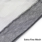 Anvin Mosquito Head Mesh Nets Gnat Face Netting for No See Ums Insects Bugs Gnats Biting Midges from Any Outdoor Activities, Works Over Most Hats Comes with Free Stock Pouches (3pcs, Black)
