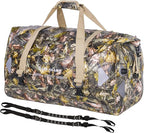 WILD HEART Waterproof Motorcycle Duffel Bag PVC500D Double-bottom With Rope Straps and Inner Pocket 40L 66L 100L for Kayaking, Camping, Boating,Motorcycle