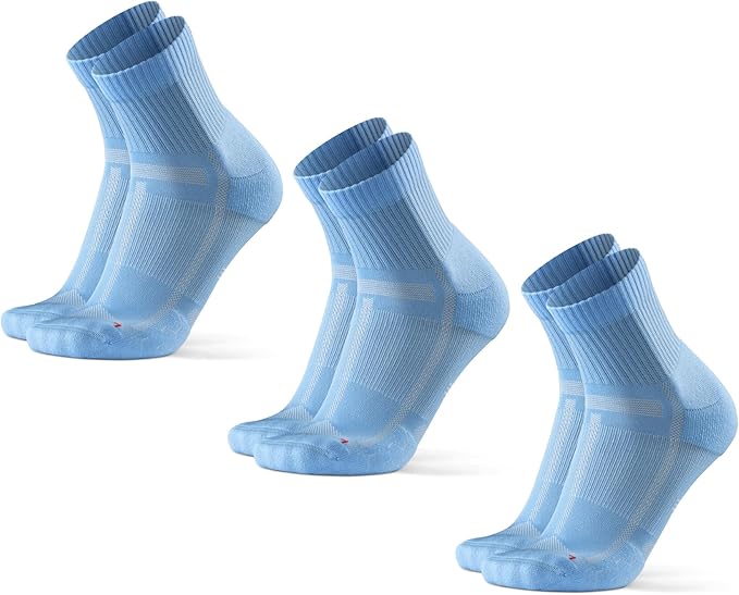 DANISH ENDURANCE Ultra-Comfort Quarter Running Socks - 3 or 5 Pack