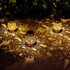 Cat Solar Lanterns Outdoor Waterproof Hanging Solar Lights Cat Gifts for Women Men Metal Decorative LED Lanterns for Yard, Patio, Lawn, Tabletop, Pathway, Landscape, Garden Decor, Cat Lovers Gifts