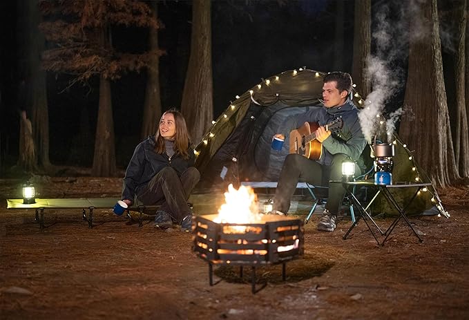 MARCHWAY Ultralight Folding Tent Camping Cot Bed, Portable Compact for Outdoor Travel, Base Camp, Hiking, Mountaineering, Lightweight Backpacking (Army Green)