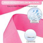 Luggage Straps for Suitcases TSA Approved, Travel Belt Suitcase Belt, Suitcase Straps TSA Approved, Luggage Belt Strap TSA Approved, Travel Straps for Luggage, 4Pcs Luggage Band, Bule & Pink