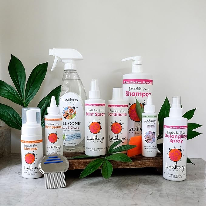 Detangler Spray 8oz | Best Kids Hair Detangling | Leave-in Conditioner & Head Lice Deterrent | Natural, Sulfate-free, Made in the USA