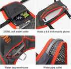 INOXTO Running Hydration Vest Backpack,Lightweight Insulated Pack with 1.5L Water Bladder Bag Daypack for Hiking Trail Running Cycling Race Marathon for Women Men