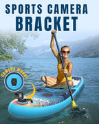 YASKA Inflatable Stand Up Paddle Board - 11ft Extra Wide Paddleboard with Premium SUP Board Accessories,Camera Mount,Non-Slip EVA Deck,5 Handles,Youth/Adult