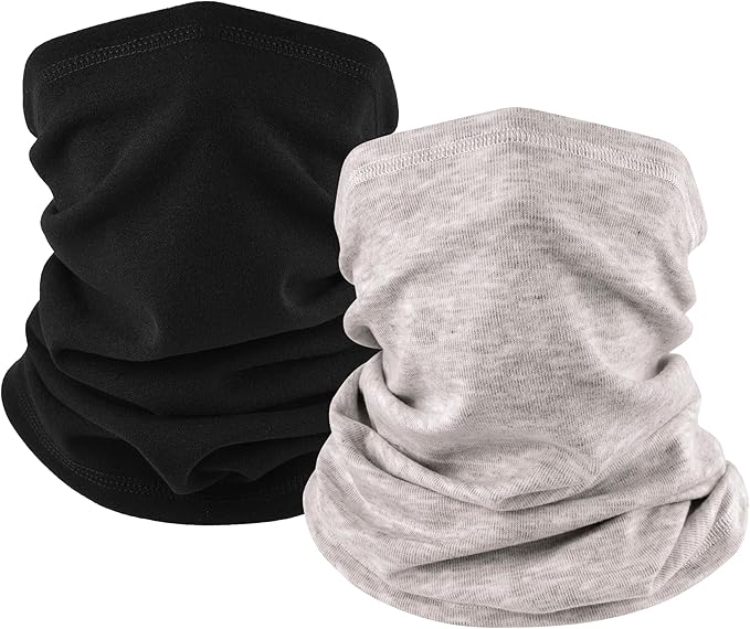 Winter Neck Gaiter Warmer, Soft Fleece Face Mask Scarf for Cold Weather Skiing Cycling Outdoor Sports