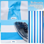 Redbaker 16 Packs 59 x 28 inches Oversized Vertical Stripe Beach Towel Bulk Extra Large Pool Towels Set Microfiber Quick Dry Swim Towel Blanket for Women Men Adult Bath Travel(Gradient Color)