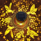 Hummingbird Solar Lantern Outdoor Waterproof, Mothers Day Gifts Hanging Garden Lights with Metal Design - Patio Decor, Christmas Gifts for Women Mom Grandma