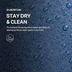 EVERFUN Small Cooler Lunch Box Mini Leak-Proof Soft Double Deck 24 Can Personal Insulated Collapsible Portable Waterproof Lunch Bag Ice Chest for Men Women Work Travel Car Picnic Beach