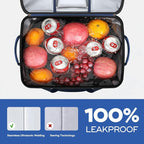 Maelstrom Collapsible Soft Cooler Bag, 24/30/60/75 Cans Beach Cooler, Ice Chest, Leakproof & Portable for Beach, Camping, Road Trips & Grocery Shopping