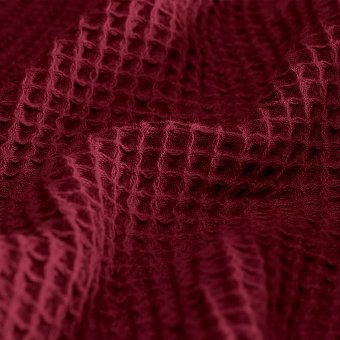 BOLL & BRANCH Waffle Bed Blanket - Twin/Twin XL, Holly - Luxury 100% Organic Cotton - Soft, Lightweight and Breathable - Textured Waffle Weave