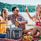 Maelstrom Soft Sided Cooler Bag, 30/40 Can Collapsible Insulated Ice Chest, Large Leakproof Camping & Travel Cooler for Kayaking & Beach