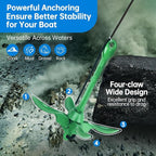 Alpinista Kayak Anchor, 3.5 lb Paddle Board Anchor Kit with 40 ft Marine Rope for Kayak, Canoes, SUP, Fishing, and Paddleboard Accessories