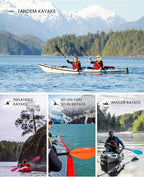 Kayak Paddle Aluminum Shaft Paddle with Nylon Blades, Floating Adjustable Kayaking Oars, 3 Piece, 220-240cm/86-94 Inches,Black/Rose/Teal/Black/Orange/Grey