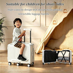 Ride on Luggage, Ride-on Suitcase for Kids & Teens with 6-Spinner Wheels, Wheels Trolley Case Toddler Suitcase Used for Storing Travel Essentials(Blue)