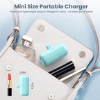 [2-Pack] Mini Portable Charger for iPhone,5200mAh Ultra Compact PD Fast Charging Power Bank,Plug-in Battery Pack Travel Cordless Phone Charger,Compatible with iPhone 14/14Pro/13/12/11/X/8/7/6plus etc