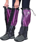 Pike Trail Adjustable Leg Gaiters - Lightweight, Waterproof - Leg Guards for Men & Women - Hiking Essentials Ideal for Hunting, Trekking & Fishing - 1 Pair