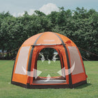 Large Auto Inflatable Tent House with Pump, 2-6 Person Easy Setup Waterproof Oxford, Extra Large Canopy Inflatable Tent House, UV UPF50+