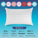 BLISSY Adjustable Memory Foam Pillow with Cooling Technology (King Size) - Oeko-TEX & CertiPUR-US