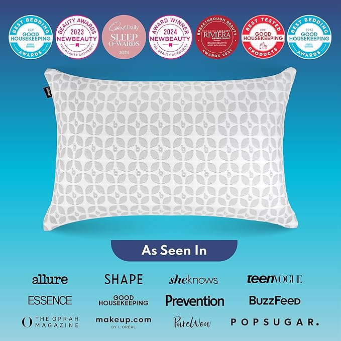 BLISSY Adjustable Memory Foam Pillow with Cooling Technology (King Size) - Oeko-TEX & CertiPUR-US