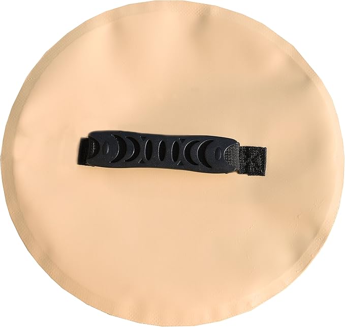 Freegrace Premium Collapsible Bucket -Multifunctional Folding Bucket -Perfect Gear for Camping, Hiking & Travel (Khaki, 10L(Upgraded))