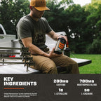 MTN OPS Ignite Energy Drink Powder, Naturally Gluten Free & Sweetened with Monk Fruit, Nitric Oxide Supplement Drink Mix, Caffeine & Nootropic Sugar Free Drink Mix, 45 Servings, Citrus Italian Ice