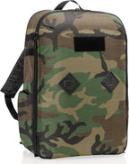 Xtreme Sight Line ~Versa Backpack ~ Removable Faraday Sleeve fits up to a 16" Laptop ~ Heavy-Duty, Lightweight, Foam Padded & Multiple Large Compartments ~ 1000D Nylon/Spacer Mesh ~ Woodland Camo