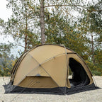 POMOLY Dome Tent Camping Hot Tent, Dome X4 Portable 4 Season Freestanding Tent for 1-2 Person Backpacking, Hiking, Hunting (with a Fireproof Ground Sheet)