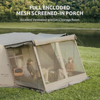 Naturehike Village Instant Tent, 4 Person 8 Person Camping Tent with Full Rainfly, Waterproof Large Cabin Tents for Car Camping