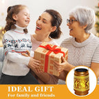 Hummingbird Solar Lantern Outdoor Waterproof, Mothers Day Gifts Hanging Garden Lights with Metal Design - Patio Decor, Christmas Gifts for Women Mom Grandma