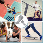 Airacker Ankle Athletic Running Socks Cushioned Breathable Low Cut Sports Tab Socks for Men and Women (6 Pairs)
