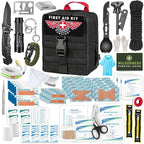 Gifts for Men Dad Husband - Christmas Stocking Stuffers, Birthday Gifts Idea for Him Boyfriend Man- Survival Kit 14 in 1, Survival Gear and Equipment, Fishing Hunting Camping Accessories, Cool Gadgets