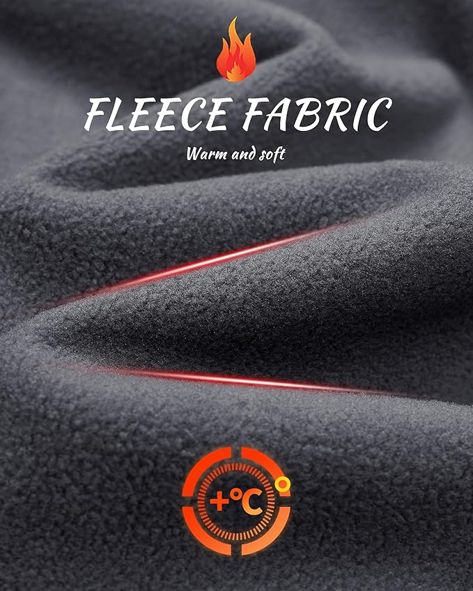 MAGCOMSEN Men's Fleece Lined Softshell Jacket Waterproof Windbreaker Rain Jacket for Tactical Hiking